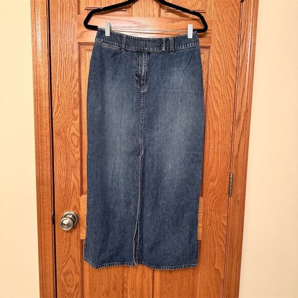 Ann Taylor Dresses & Skirts - Ann Taylor Women's Denim Maxi Skirt Size 6 Blue Casual Long